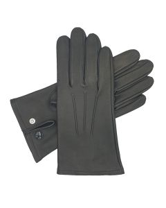 Barrington - Unlined Leather Gloves -Black-XXS