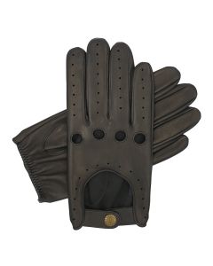Cooper - Men's Unlined Leather Driving Glove-Black-S