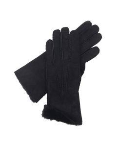Fern - Sueded Sheepskin Glove-Black-S