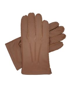 Northay - Handsewn Cashmere Lined Deerskin Gloves-Tan-S