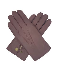 Norton - Warm Lined Leather Gloves-Oxblood-XS