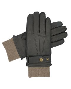 Reeves - Cashmere Lined Deerskin Gloves-Black-S
