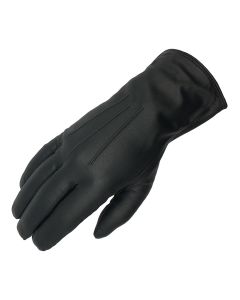 Women's Uniform Wool Lined Leather Gloves-XS