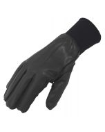 Men's Uniform Wool Lined Leather Gloves with Cuff